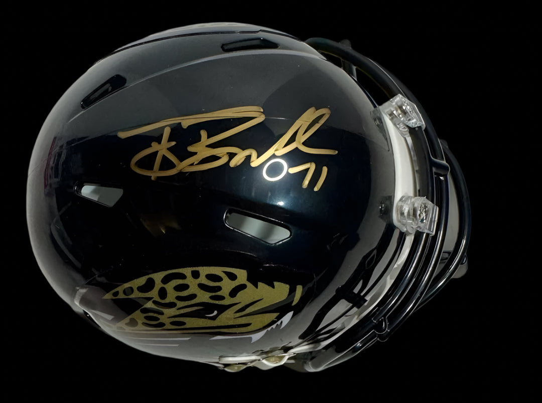 Tony Boselli (Jaguars) signed mini-helmet - Schwartz COA